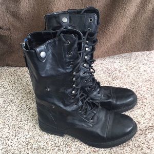 Black madden girl boots size 9